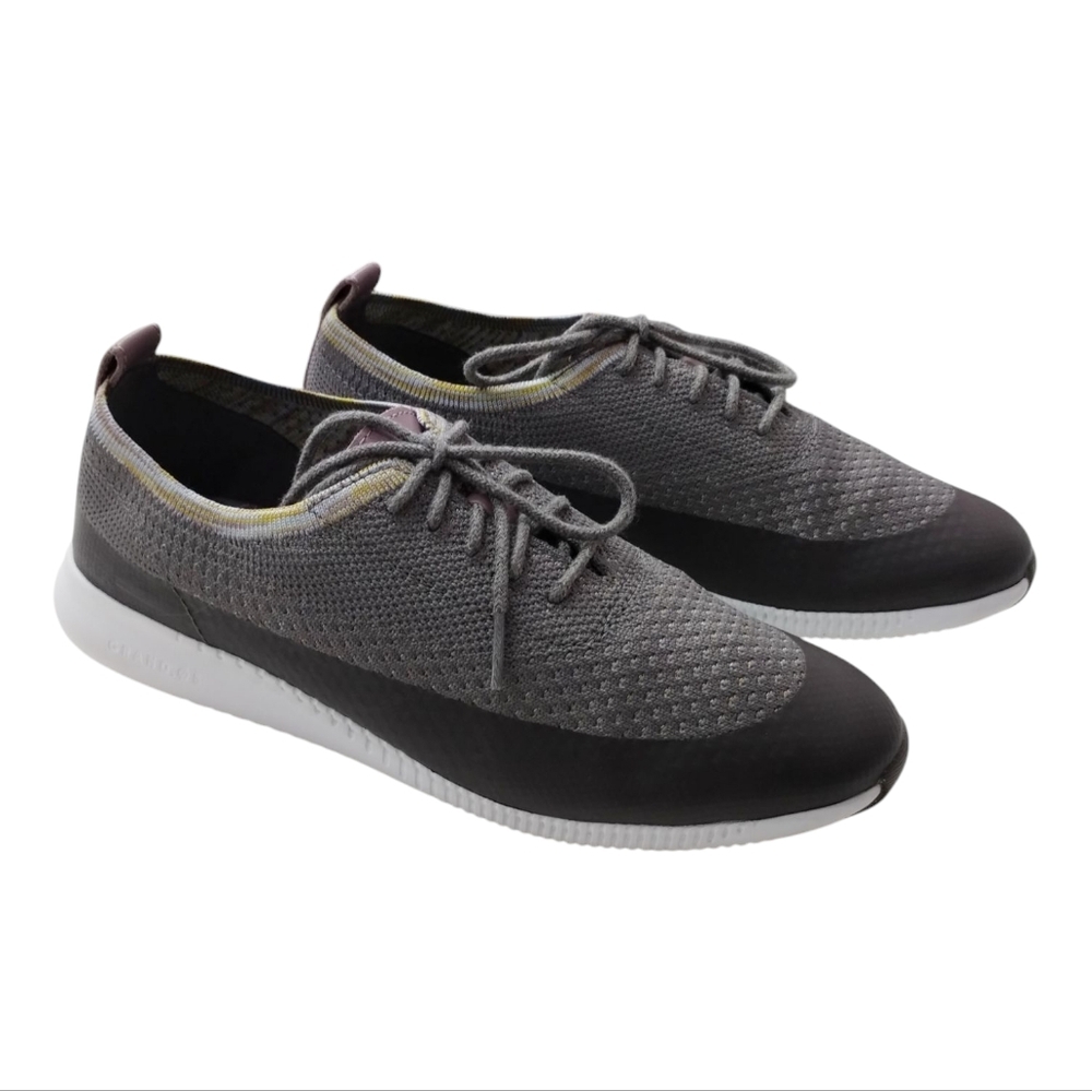 Cole Haan Women's Zerogrand Stitchlite Oxford Casual Grungcore Shoe Grey Size 6½